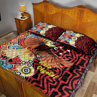 Papua New Guinea Pidgin Language Week Quilt Bed Set Halo Olgeta Tok Pisin Wik Bird Of Paradise Oro Batik LT22 - Polynesian Pride