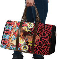 Papua New Guinea Pidgin Language Week Travel Bag Halo Olgeta Tok Pisin Wik Bird Of Paradise Oro Batik LT22 - Polynesian Pride
