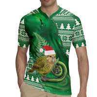 New Zealand Kakapo Christmas In July Rugby Jersey Silver Fern Santa Xmas Green Color