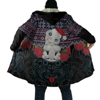 New Zealand Hei Tiki Christmas In July Cloak Pohutukawa Santa Xmas Polynesian Pattern