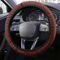 New Zealand Kaka Bird Steering Wheel Cover Pohutukawa Matariki Maori Pattern