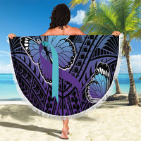 New Zealand Suicide Prevention Month Beach Blanket Maori Mauri Tu Mauri Ora Polynesian Pattern