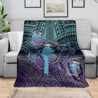 New Zealand Suicide Prevention Month Blanket Maori Mauri Tu Mauri Ora Polynesian Pattern