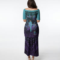 Personalised New Zealand Suicide Prevention Month Puletasi Maori Mauri Tu Mauri Ora Polynesian Pattern