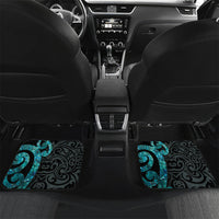 New Zealand Tui Bird Wahaika Car Mats Maori Weapon Paua Shell Koru Pattern