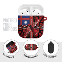 Aotearoa Iwi Ngapuhi AirPods Case Tuhoronuku Kite United Tribes Flag Maori Pattern
