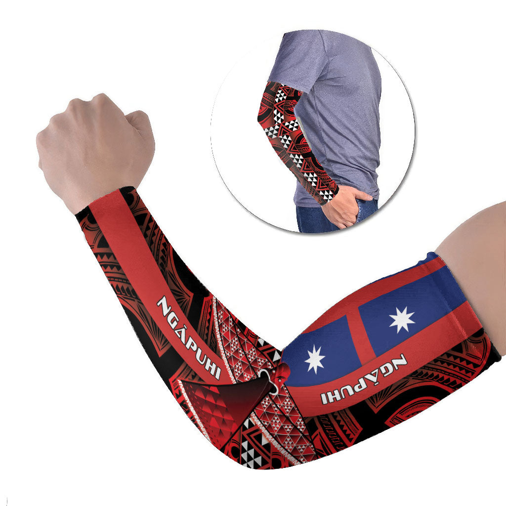 Aotearoa Iwi Ngapuhi Arm Sleeves Tuhoronuku Kite United Tribes Flag Maori Pattern