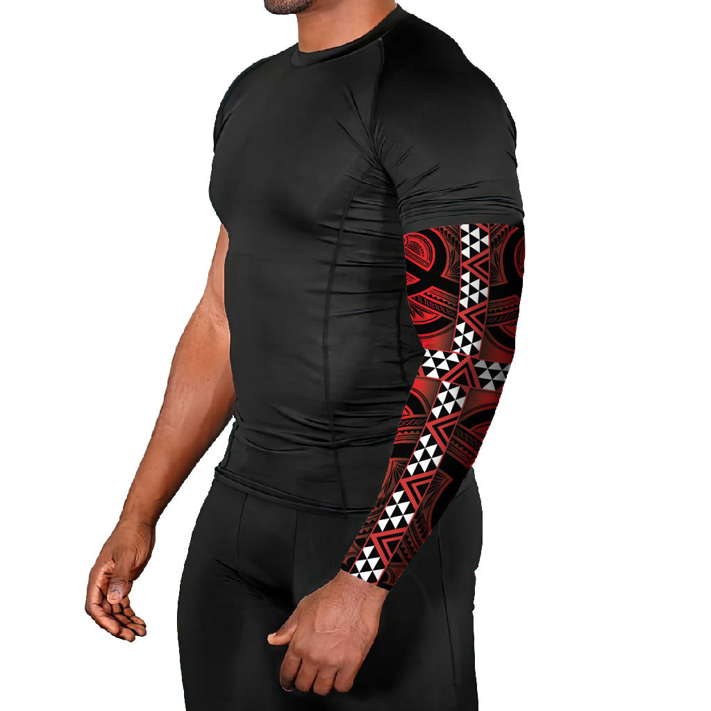Aotearoa Iwi Ngapuhi Arm Sleeves Tuhoronuku Kite United Tribes Flag Maori Pattern
