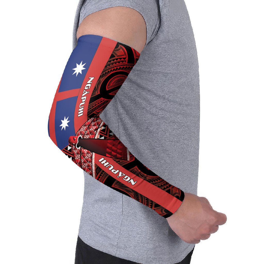 Aotearoa Iwi Ngapuhi Arm Sleeves Tuhoronuku Kite United Tribes Flag Maori Pattern