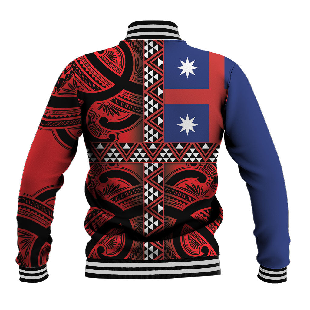 Aotearoa Iwi Ngapuhi Baseball Jacket Tuhoronuku Kite United Tribes Flag Maori Pattern