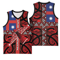 Aotearoa Iwi Ngapuhi Basketball Jersey Tuhoronuku Kite United Tribes Flag Maori Pattern
