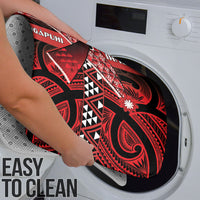 Aotearoa Iwi Ngapuhi Bathroom Set Tuhoronuku Kite United Tribes Flag Maori Pattern