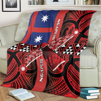 Aotearoa Iwi Ngapuhi Blanket Tuhoronuku Kite United Tribes Flag Maori Pattern