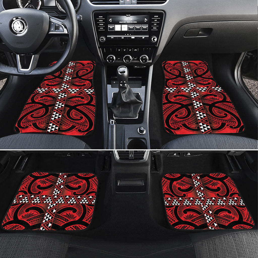 Aotearoa Iwi Ngapuhi Car Mats Tuhoronuku Kite United Tribes Flag Maori Pattern