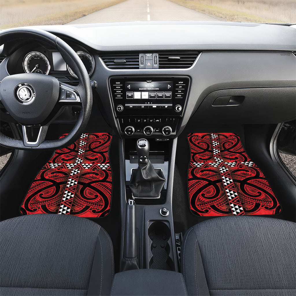 Aotearoa Iwi Ngapuhi Car Mats Tuhoronuku Kite United Tribes Flag Maori Pattern
