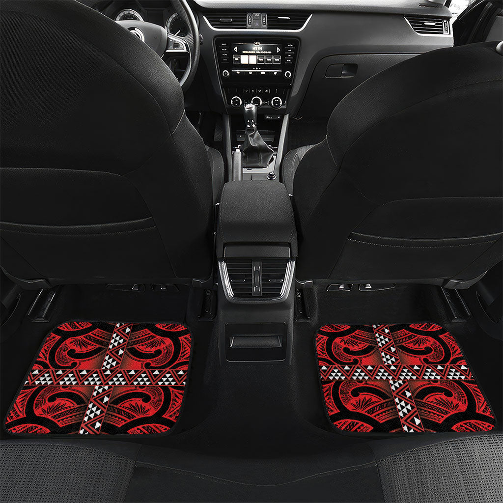 Aotearoa Iwi Ngapuhi Car Mats Tuhoronuku Kite United Tribes Flag Maori Pattern