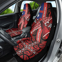Aotearoa Iwi Ngapuhi Car Seat Cover Tuhoronuku Kite United Tribes Flag Maori Pattern
