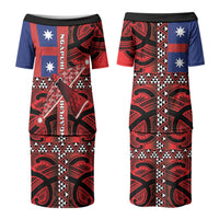 Aotearoa Iwi Ngapuhi Couples Matching Puletasi and Hawaiian Shirt Tuhoronuku Kite United Tribes Flag Maori Pattern