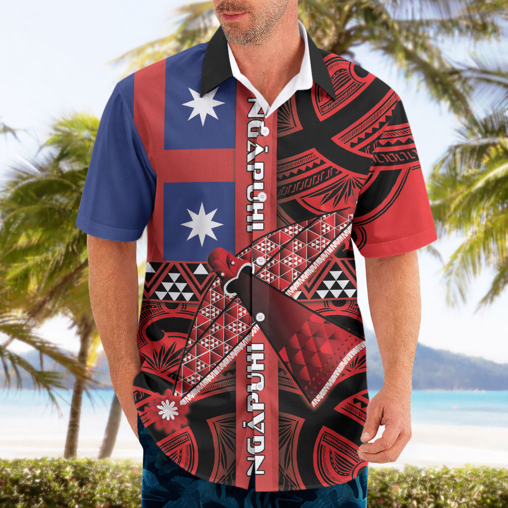Aotearoa Iwi Ngapuhi Hawaiian Shirt Tuhoronuku Kite United Tribes Flag Maori Pattern