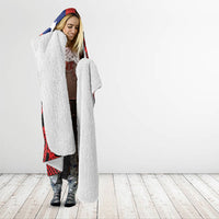 Aotearoa Iwi Ngapuhi Hooded Blanket Tuhoronuku Kite United Tribes Flag Maori Pattern