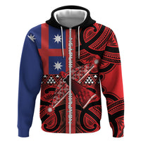 Aotearoa Iwi Ngapuhi Hoodie Tuhoronuku Kite United Tribes Flag Maori Pattern