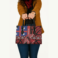 Aotearoa Iwi Ngapuhi Leather Bag Tuhoronuku Kite United Tribes Flag Maori Pattern
