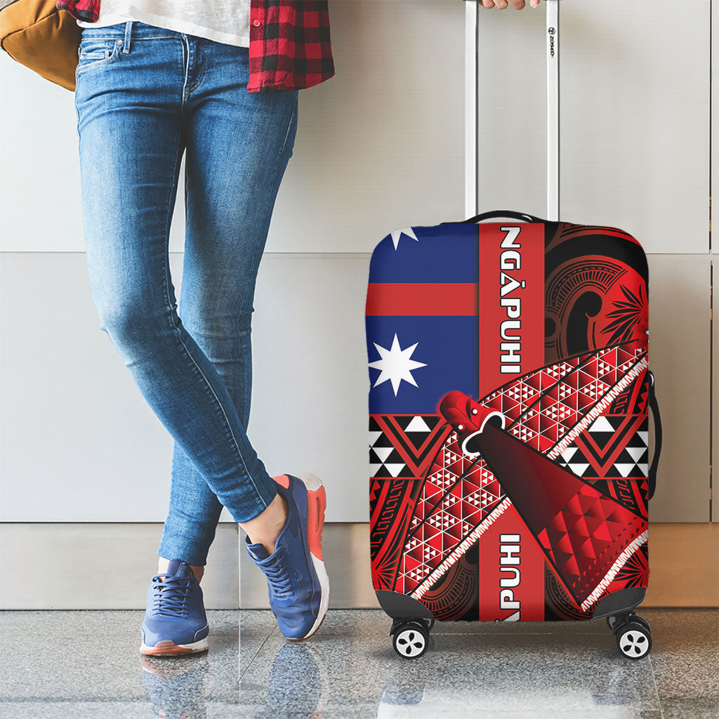 Aotearoa Iwi Ngapuhi Luggage Cover Tuhoronuku Kite United Tribes Flag Maori Pattern