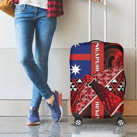 Aotearoa Iwi Ngapuhi Luggage Cover Tuhoronuku Kite United Tribes Flag Maori Pattern