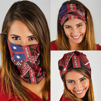 Aotearoa Iwi Ngapuhi Neck Gaiter Tuhoronuku Kite United Tribes Flag Maori Pattern