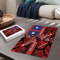 Aotearoa Iwi Ngapuhi Puzzle Tuhoronuku Kite United Tribes Flag Maori Pattern