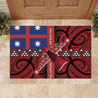 Aotearoa Iwi Ngapuhi Rubber Doormat Tuhoronuku Kite United Tribes Flag Maori Pattern