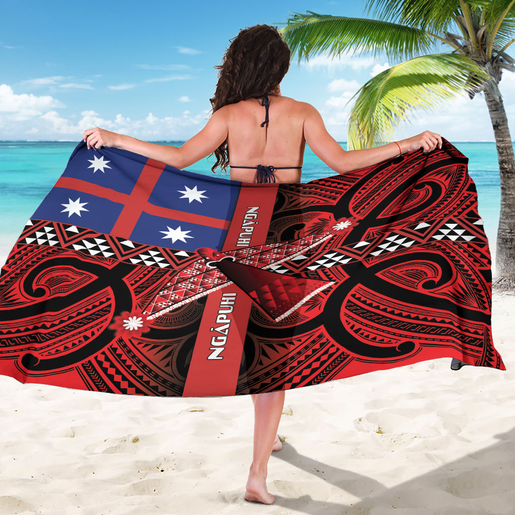 Aotearoa Iwi Ngapuhi Sarong Tuhoronuku Kite United Tribes Flag Maori Pattern