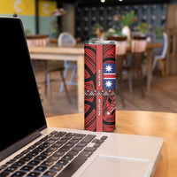 Aotearoa Iwi Ngapuhi Skinny Tumbler Tuhoronuku Kite United Tribes Flag Maori Pattern