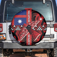 Aotearoa Iwi Ngapuhi Spare Tire Cover Tuhoronuku Kite United Tribes Flag Maori Pattern