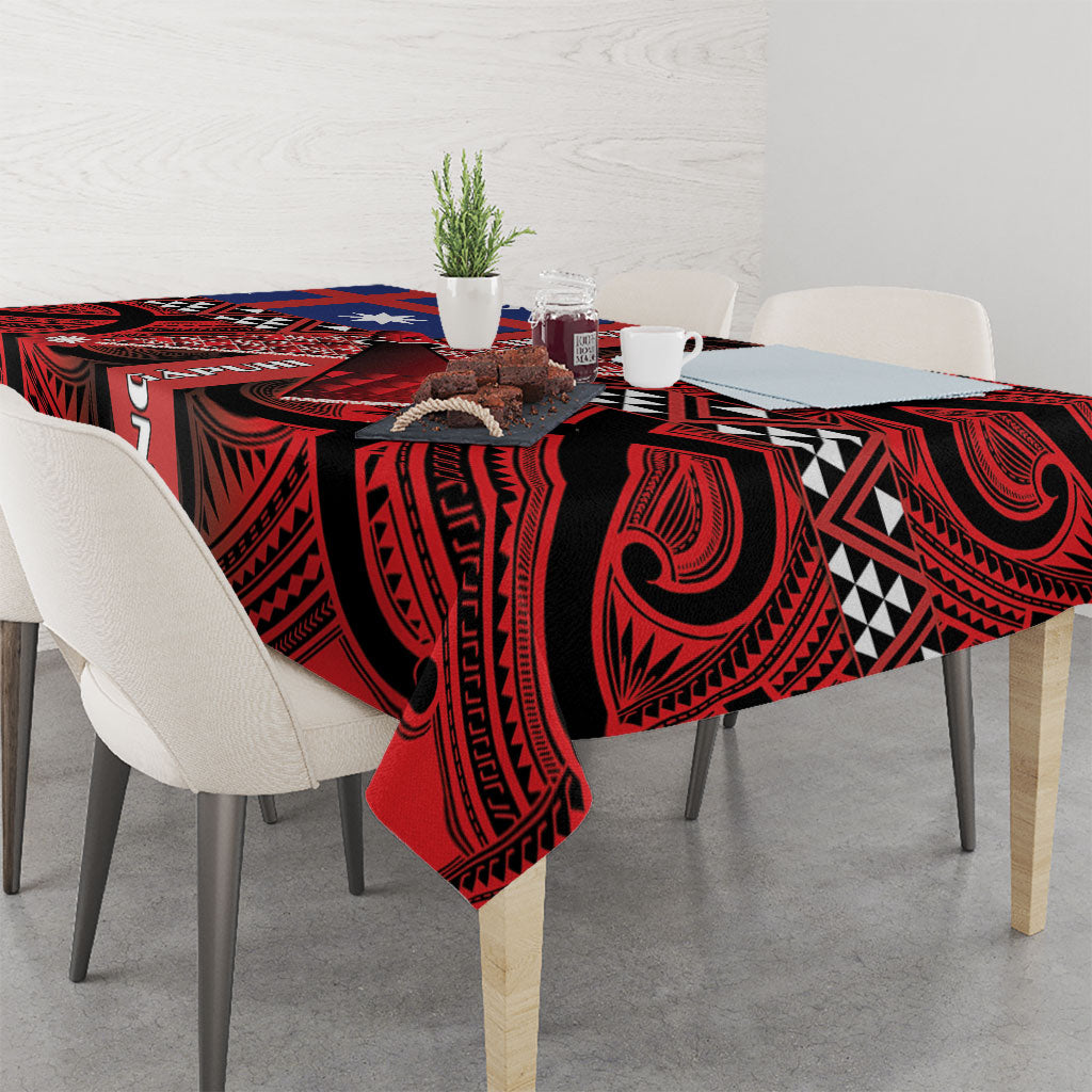 Aotearoa Iwi Ngapuhi Tablecloth Tuhoronuku Kite United Tribes Flag Maori Pattern