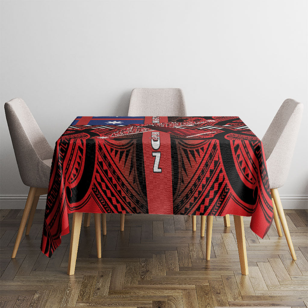 Aotearoa Iwi Ngapuhi Tablecloth Tuhoronuku Kite United Tribes Flag Maori Pattern
