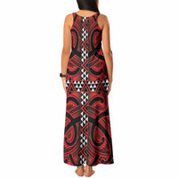 Aotearoa Iwi Ngapuhi Tank Maxi Dress Tuhoronuku Kite United Tribes Flag Maori Pattern