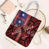 Aotearoa Iwi Ngapuhi Tote Bag Tuhoronuku Kite United Tribes Flag Maori Pattern