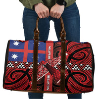 Aotearoa Iwi Ngapuhi Travel Bag Tuhoronuku Kite United Tribes Flag Maori Pattern