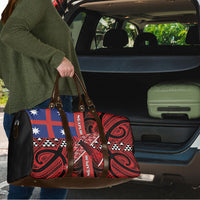 Aotearoa Iwi Ngapuhi Travel Bag Tuhoronuku Kite United Tribes Flag Maori Pattern