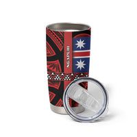 Aotearoa Iwi Ngapuhi Tumbler Cup Tuhoronuku Kite United Tribes Flag Maori Pattern