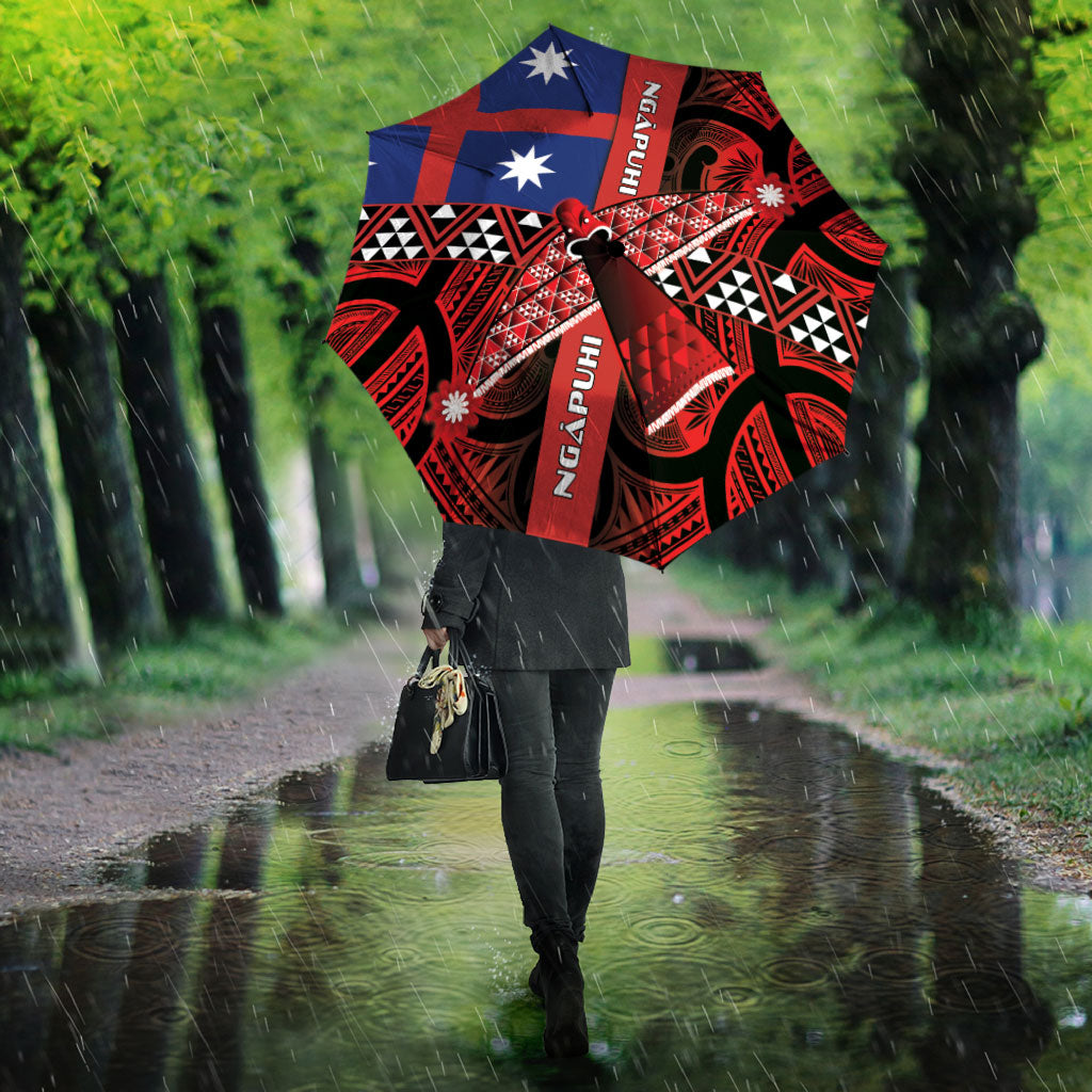Aotearoa Iwi Ngapuhi Umbrella Tuhoronuku Kite United Tribes Flag Maori Pattern