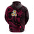 Hawaii Hoodie Maui Islands Pacific Plumeria Pink Vibe LT9 - Polynesian Pride
