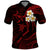 Hawaii Polo Shirt Maui Islands Pacific Plumeria Red Vibe LT9 Red - Polynesian Pride