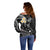 Hawaii Off Shoulder Sweater Maui Islands Pacific Plumeria White Vibe LT9 - Polynesian Pride