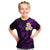 Hawaii Kid T Shirt Oahu Islands Pacific Plumeria Purple Vibe LT9 Purple - Polynesian Pride