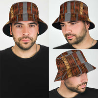 Malo e Lelei Tonga Bucket Hat Tongan Ngatu Tapa Cloth - Polynesian Pride