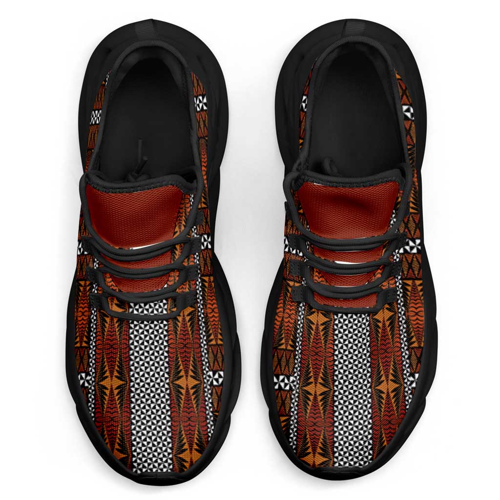Malo e Lelei Tonga Clunky Sneakers Tongan Ngatu Tapa Cloth - Polynesian Pride