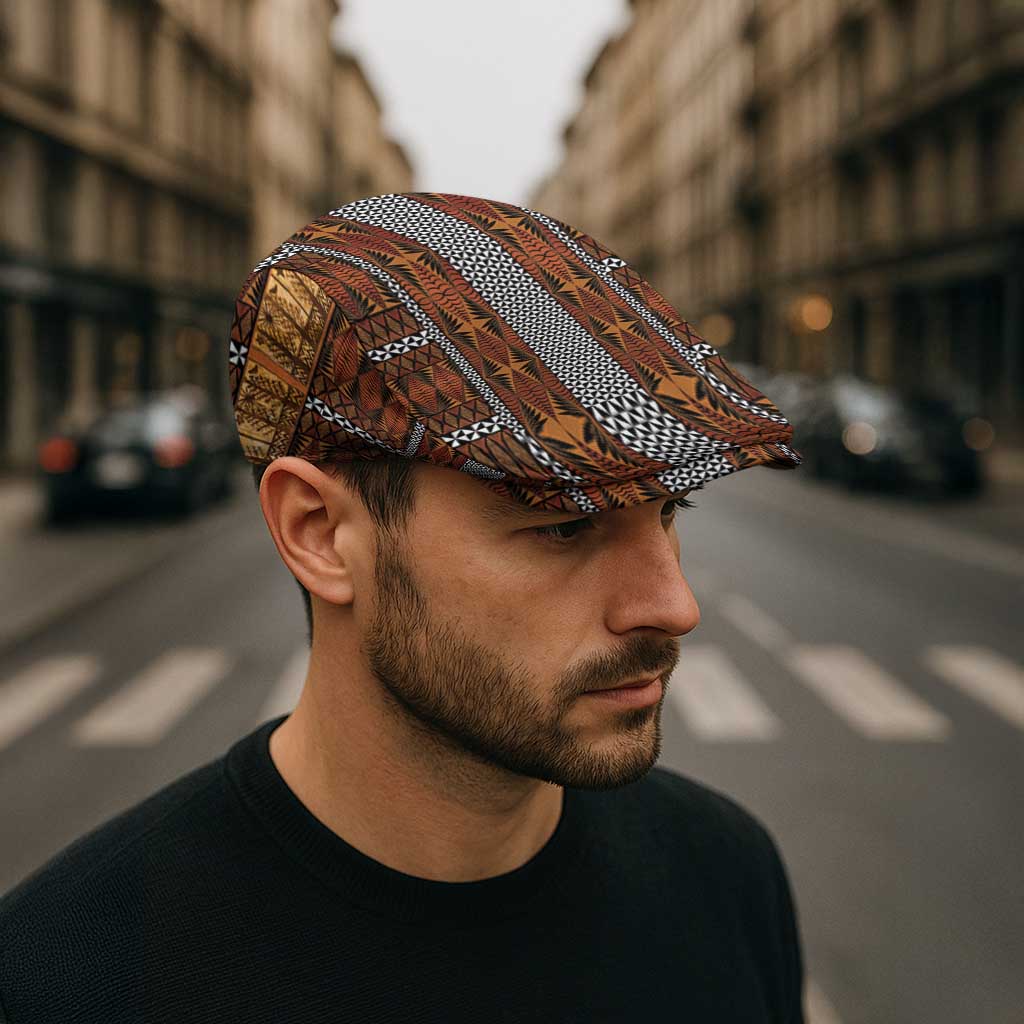 Malo e Lelei Tonga Jeff Hat Tongan Ngatu Tapa Cloth - Polynesian Pride