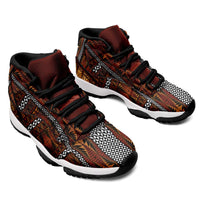 Malo e Lelei Tonga Sneakers J11 Tongan Ngatu Tapa Cloth - Polynesian Pride